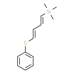 ChemSpider 2D Image | Trimethyl[(1E,3E)-4-(phenylsulfanyl)-1,3-butadien-1-yl]silane | C13H18SSi