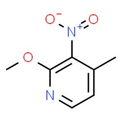 ChemSpider 2D Image | 2-Methoxy-4-methyl-3-nitropyridine | C7H8N2O3