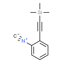 ChemSpider 2D Image | [(2-Isocyanophenyl)ethynyl](trimethyl)silane | C12H13NSi