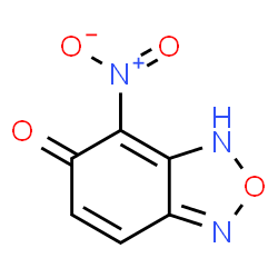 ChemSpider 2D Image | 4-Nitro-2,1,3-benzoxadiazol-5(3H)-one | C6H3N3O4