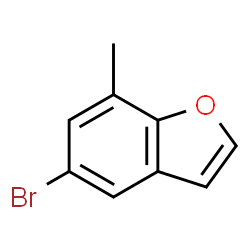 ChemSpider 2D Image | 5-Bromo-7-methylbenzofuran | C9H7BrO