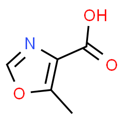 ChemSpider 2D Image | 5-Methyloxazole-4-carboxylic acid | C5H5NO3