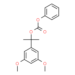 ChemSpider 2D Image | 2-(3,5-Dimethoxyphenyl)-2-propanyl phenyl carbonate | C18H20O5