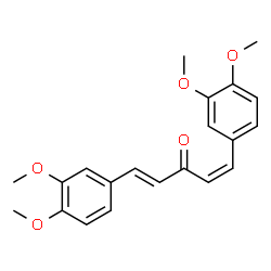 ChemSpider 2D Image | (1Z,4E)-1,5-Bis(3,4-dimethoxyphenyl)-1,4-pentadien-3-one | C21H22O5