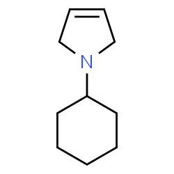 ChemSpider 2D Image | n-cyclohexyl 2,5-dihydropyrrole | C10H17N
