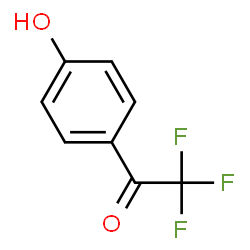 ChemSpider 2D Image | 2,2,2-Trifluoro-1-(4-hydroxyphenyl)ethanone | C8H5F3O2