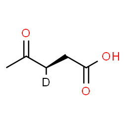ChemSpider 2D Image | (3R)-4-Oxo(3-~2~H_1_)pentanoic acid | C5H7DO3