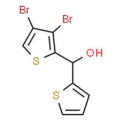 ChemSpider 2D Image | (3,4-Dibromo-2-thienyl)(2-thienyl)methanol | C9H6Br2OS2