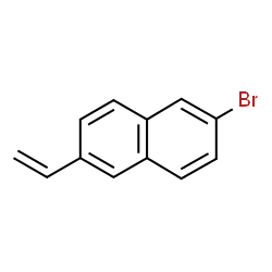 ChemSpider 2D Image | 2-Bromo-6-vinylnaphthalene | C12H9Br
