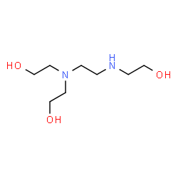 ChemSpider 2D Image | 2,2'-({2-[(2-Hydroxyethyl)amino]ethyl}imino)diethanol | C8H20N2O3