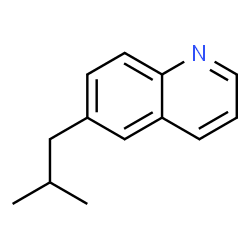 ChemSpider 2D Image | 6-Isobutylquinoline | C13H15N
