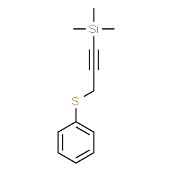 ChemSpider 2D Image | Trimethyl[3-(phenylsulfanyl)-1-propyn-1-yl]silane | C12H16SSi