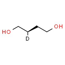 ChemSpider 2D Image | (2R)-1,4-(2-~2~H_1_)Butanediol | C4H9DO2