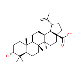 ChemSpider 2D Image | (3alpha,13alpha)-3-Hydroxylup-20(29)-en-28-oate | C30H47O3