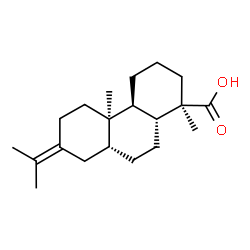 ChemSpider 2D Image | (1R,4aS,4bR,8aR,10aR)-7-Isopropylidene-1,4b-dimethyltetradecahydro-1-phenanthrenecarboxylic acid | C20H32O2