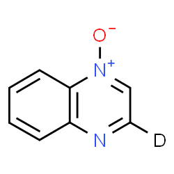 ChemSpider 2D Image | (3-~2~H)Quinoxaline 1-oxide | C8H5DN2O