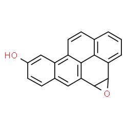 ChemSpider 2D Image | 9-Hydroxybenzo[a]pyrene-4,5-oxide | C20H12O2