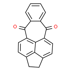 ChemSpider 2D Image | 1,2-Dihydrocyclopenta[cd]pleiadene-5,10-dione | C20H12O2