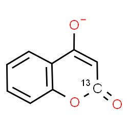 ChemSpider 2D Image | 2-Oxo(2-~13~C)-2H-chromen-4-olate | C813CH5O3
