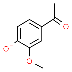ChemSpider 2D Image | 4-Acetyl-2-methoxyphenolate | C9H9O3