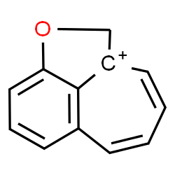 ChemSpider 2D Image | 1,9a-Dihydro-2-oxabenzo[cd]azulen-9a-ylium | C12H9O