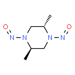 ChemSpider 2D Image | (2R,5S)-2,5-Dimethyl-1,4-dinitrosopiperazine | C6H12N4O2