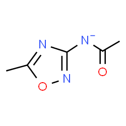 ChemSpider 2D Image | Acetyl(5-methyl-1,2,4-oxadiazol-3-yl)azanide | C5H6N3O2