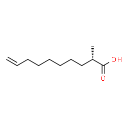 ChemSpider 2D Image | (2S)-2-Methyl-9-decenoic acid | C11H20O2