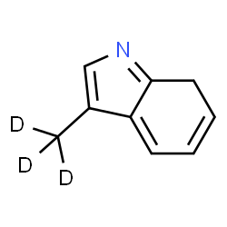 ChemSpider 2D Image | 3-(~2~H_3_)Methyl-7H-indole | C9H6D3N