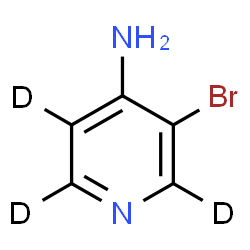 ChemSpider 2D Image | 3-Bromo-4-(~2~H_3_)pyridinamine | C5H2D3BrN2