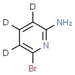 ChemSpider 2D Image | 6-Bromo-2-(~2~H_3_)pyridinamine | C5H2D3BrN2