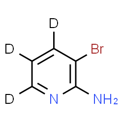 ChemSpider 2D Image | 3-Bromo-2-(~2~H_3_)pyridinamine | C5H2D3BrN2