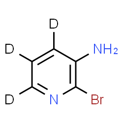ChemSpider 2D Image | 2-Bromo-3-(~2~H_3_)pyridinamine | C5H2D3BrN2
