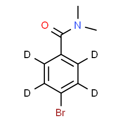 ChemSpider 2D Image | 4-Bromo-N,N-dimethyl(~2~H_4_)benzamide | C9H6D4BrNO
