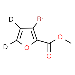 ChemSpider 2D Image | Methyl 3-bromo-2-(~2~H_2_)furancarboxylate | C6H3D2BrO3