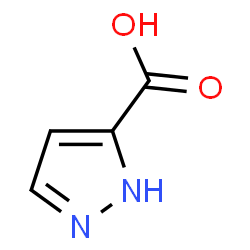 ChemSpider 2D Image | 1,2-dihydropyrazole-3-carboxylic acid | C4H5N2O2