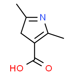 ChemSpider 2D Image | 2,5-dimethyl-1,3-dihydropyrrole-4-carboxylic acid | C7H10NO2