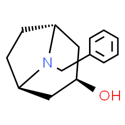ChemSpider 2D Image | (1R,5R)-8-Benzyl-8-azabicyclo[3.2.1]octan-3-ol | C14H19NO