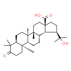 ChemSpider 2D Image | (5beta,13alpha,17alpha)-20-Hydroxy-3-oxolupan-28-oic acid | C30H48O4