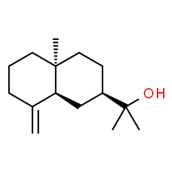 ChemSpider 2D Image | 2-[(2R,4aS,8aS)-4a-Methyl-8-methylenedecahydro-2-naphthalenyl]-2-propanol | C15H26O