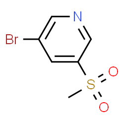 ChemSpider 2D Image | 3-Bromo-5-(methylsulfonyl)pyridine | C6H6BrNO2S