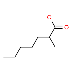 ChemSpider 2D Image | 2-Methylheptanoate | C8H15O2