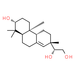 ChemSpider 2D Image | (3alpha,9beta,10alpha,13alpha,15R)-Pimar-8(14)-ene-3,15,16-triol | C20H34O3