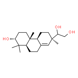 ChemSpider 2D Image | (3alpha)-Pimar-8(14)-ene-3,15,16-triol | C20H34O3