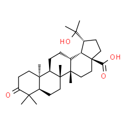 ChemSpider 2D Image | (10alpha,14beta,18beta)-20-Hydroxy-3-oxolupan-28-oic acid | C30H48O4