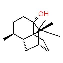 ChemSpider 2D Image | (1R,3R,6S,7R,8R)-2,2,6,8-Tetramethyltricyclo[5.3.1.0~3,8~]undecan-3-ol | C15H26O