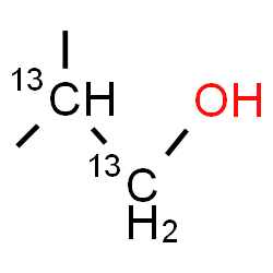 ChemSpider 2D Image | 2-Methyl-1-(1,2-~13~C_2_)propanol | C213C2H10O