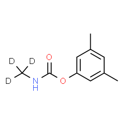 ChemSpider 2D Image | 3,5-Dimethylphenyl (~2~H_3_)methylcarbamate | C10H10D3NO2