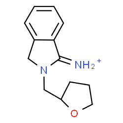 ChemSpider 2D Image | 2-(Tetrahydro-2-furanylmethyl)-1-isoindoliniminium | C13H17N2O