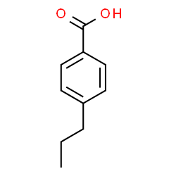 ChemSpider 2D Image | 4-Propylbenzoic acid | C10H12O2